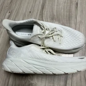HOKA Clifton 8 White Running Shoes