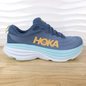 Hoka One One Bondi 8 Sneakers Mens 11 Real Teal Shadow Running Shoes 1123202 RHD