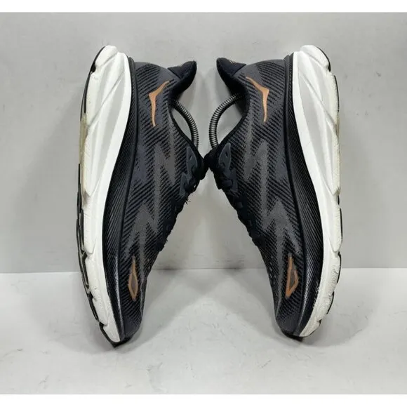 Hoka One One Clifton 9 1127896 BRGL Black Running Shoes Sneakers Women's 9.5 B