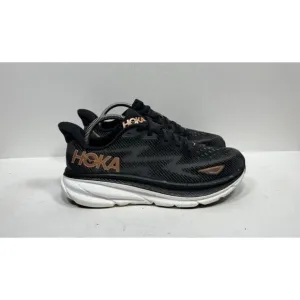 Hoka One One Clifton 9 1127896 BRGL Black Running Shoes Sneakers Women's 9.5 B
