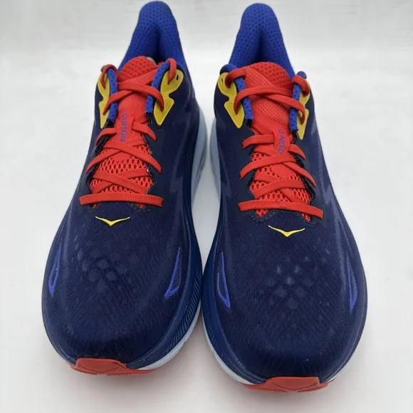 Hoka One One Clifton 9 Running Shoes Mens 13 D 1127895 BBDGB Blue Sneakers