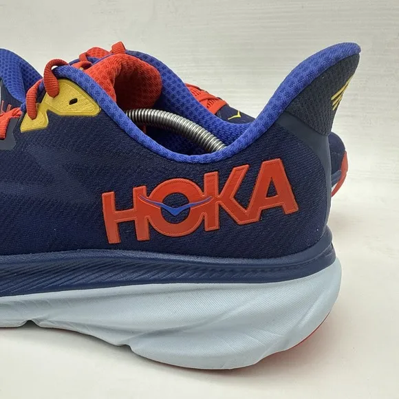 Hoka One One Clifton 9 Running Shoes Mens 13 D 1127895 BBDGB Blue Sneakers