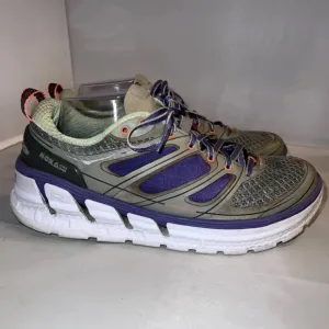 Hoka One One Conquest 2 Women's Running Shoes Gray Purple 1007859 Size 10