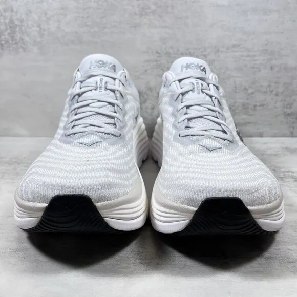 Hoka One One Gaviota 5 Running Shoes - Men's Size 11 - White Gray