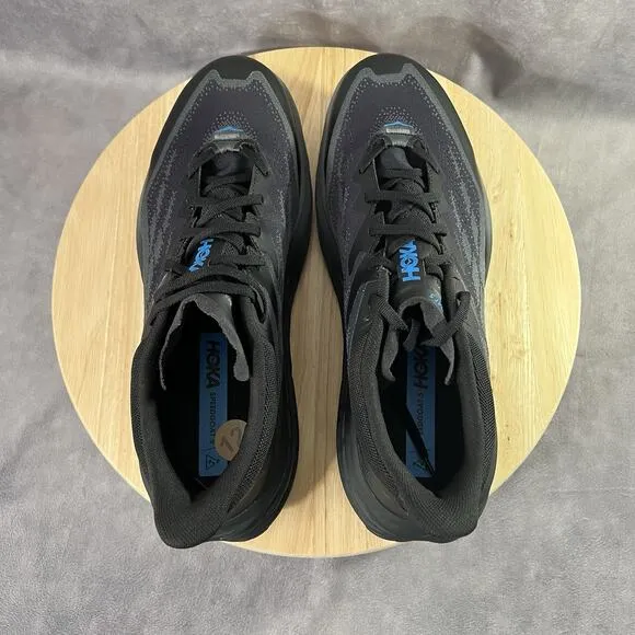 Hoka One One Speedgoat 5 Mens Size 11D GTX Black Running Athletic Sneaker Shoes