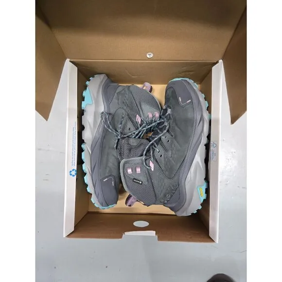 HOKA ONE ONE Women's Kaha 2 GTX Hiking Boots, Grey, Size 11