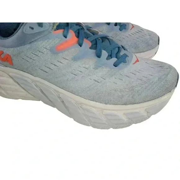 HOKA One One Womens Shoes Multicolor Sneaker Low Top Lace Up Athletic Logo 8.5B