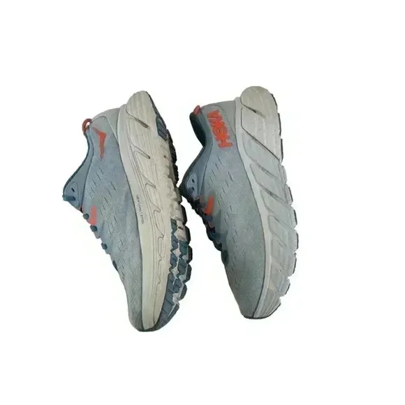 HOKA One One Womens Shoes Multicolor Sneaker Low Top Lace Up Athletic Logo 8.5B