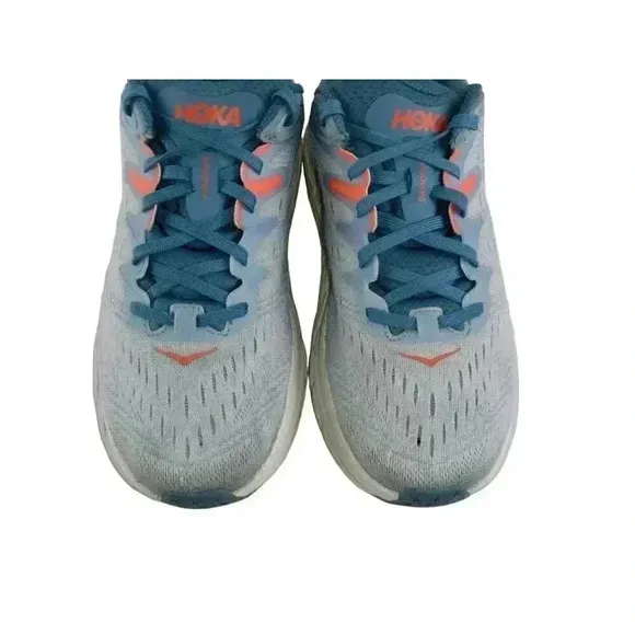 HOKA One One Womens Shoes Multicolor Sneaker Low Top Lace Up Athletic Logo 8.5B