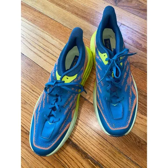 Hoka Speedgoat 5 Shoes Mens Running Vibram 11.5