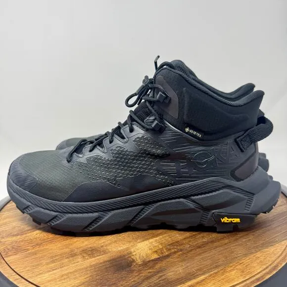 Hoka Trail Code GTX Gore-Tex Boots Hiking Boots Men's Size 11D Black NEW