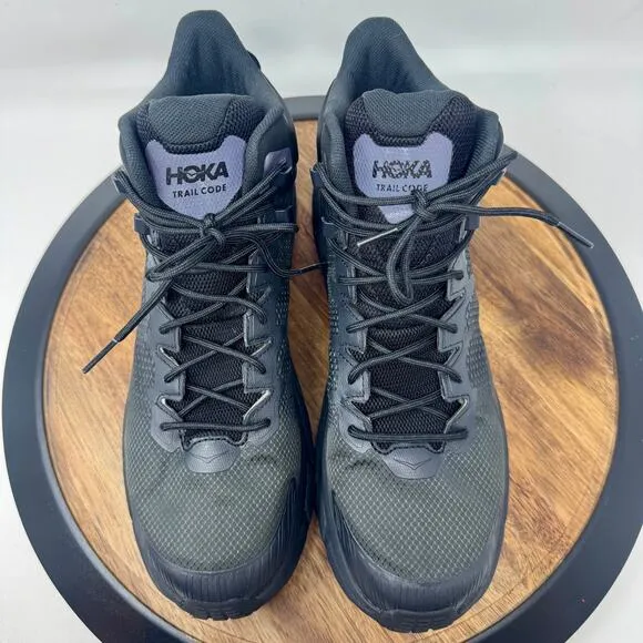 Hoka Trail Code GTX Gore-Tex Boots Hiking Boots Men's Size 11D Black NEW