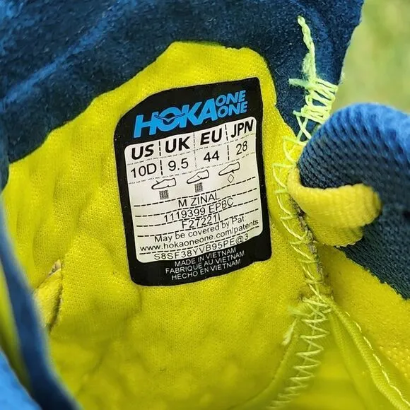 HOKA ZINAL - Mens Athletic Shoes - SIZE 10D
