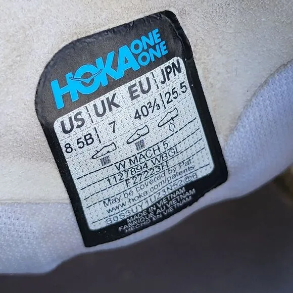 HOKA MACH 5 - Womens Athletic Shoes - SIZE 8.5B