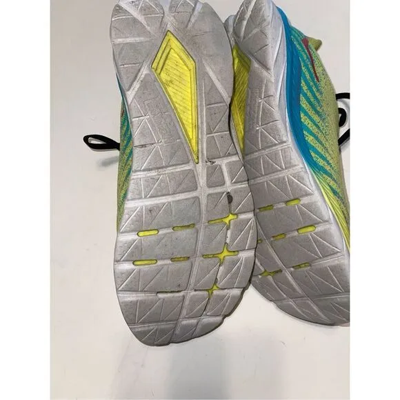Hoka One One Mach 5 Men's Size 11.5 D Yellow Running Athletic Shoes ProFly 