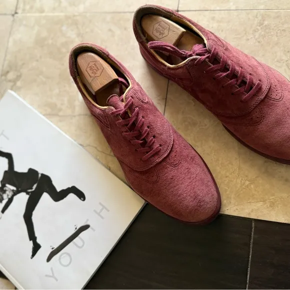 HUF Dylan Rieder Oxblood Suede shoe Soze 10