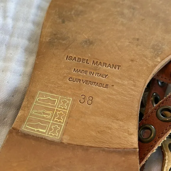 Isabel Marant Gromit leather gladiator Sandals