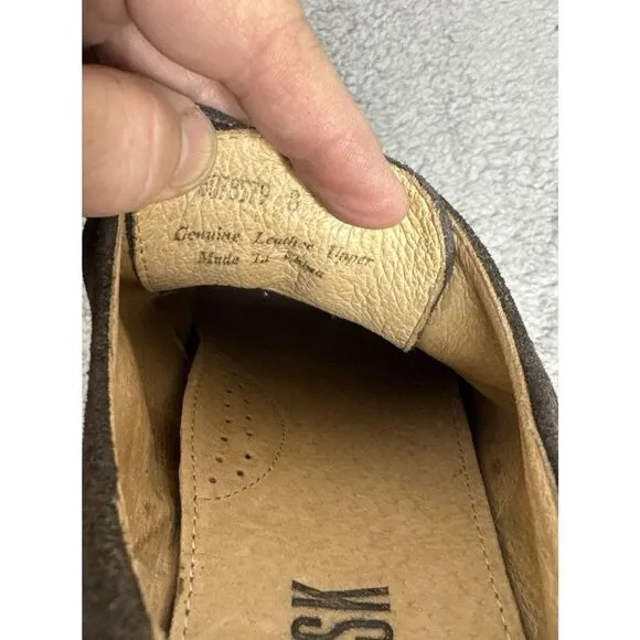 Jd Fisk Suede Leather Men's Size 8 👞👞👞👞👞