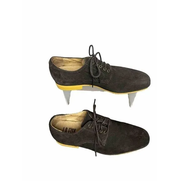 Jd Fisk Suede Leather Men's Size 8 👞👞👞👞👞