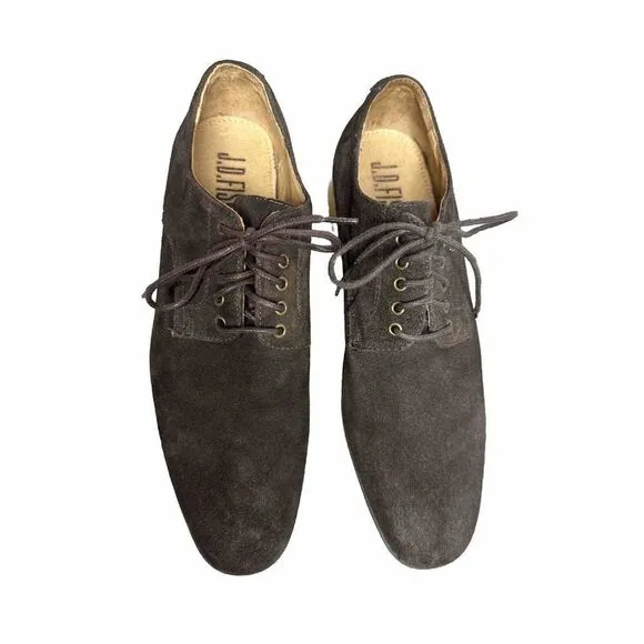 Jd Fisk Suede Leather Men's Size 8 👞👞👞👞👞
