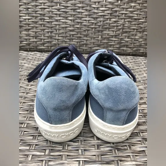 Jimmy Choo Suede Leather Lace Up Sneaker Size 43EU/10US NEW