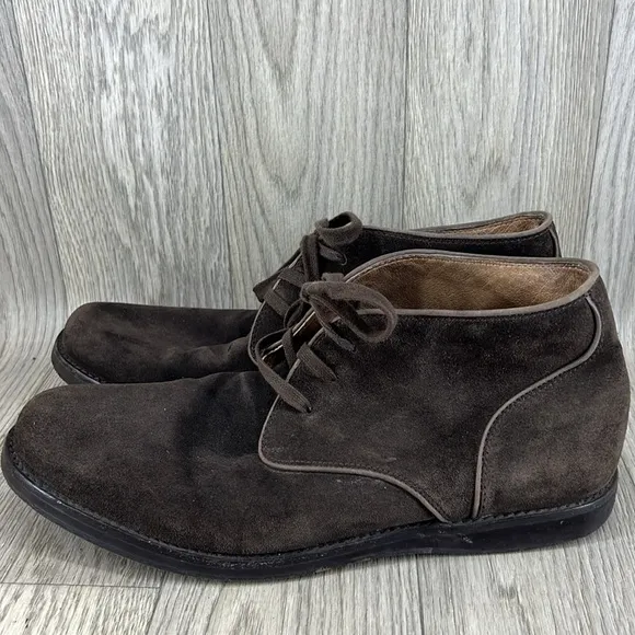 John Varvatos Brooklyn Brown Suede Chukka Boots