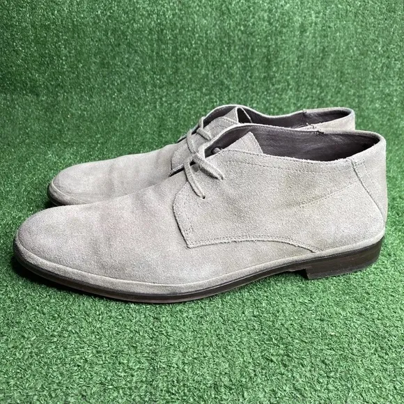 John Varvatos Chukka Suede Leather Mens Shoes Size 10 M Made In The USA