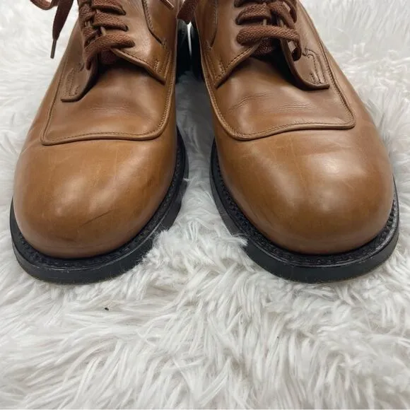 John Varvatos Lace Up Leather Handmade Oxford Shoes