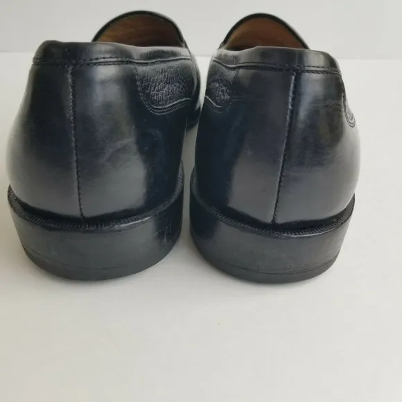 Johnston &amp; Murphy Mens Loafers Size 9.5 M Black Le