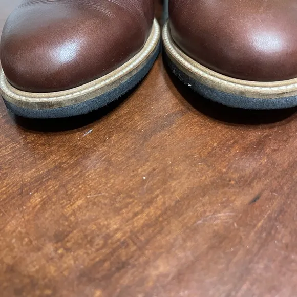 Johnston &amp; Murphy Men’s Shoes Oxford Dress Barlow Brown Leather