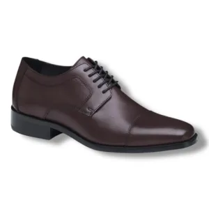 Johnston &amp; Murphy Novick Cap Toe Oxford Burgundy Dress Shoes Size 10.5W