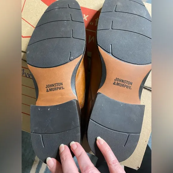 Johnston &amp; Murphy Sheepskin Leather Shoes
