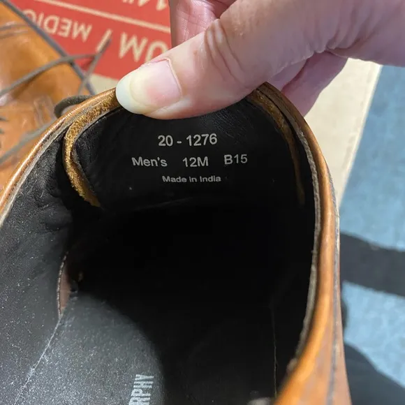 Johnston &amp; Murphy Sheepskin Leather Shoes
