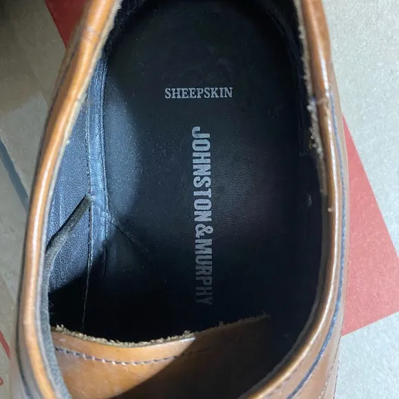 Johnston &amp; Murphy Sheepskin Leather Shoes