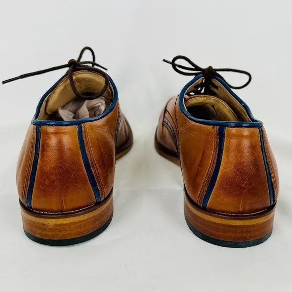 Jones Bookmaker Men's Oxford shoes - Jammer- Tan Leather Size EU 43 - US 10.5