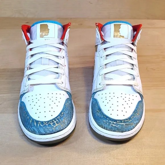 Jordan 1 Mid School NC to Chicago Sneakers