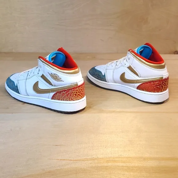 Jordan 1 Mid School NC to Chicago Sneakers