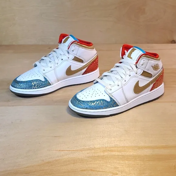 Jordan 1 Mid School NC to Chicago Sneakers