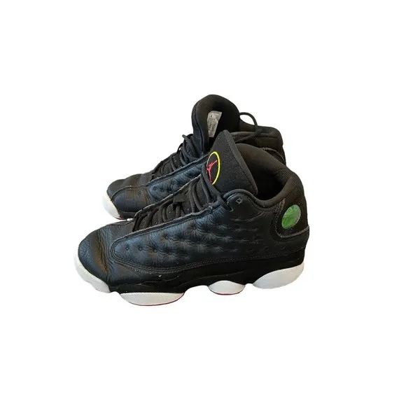 Jordan 13 Retro GS Shoes Playoffs Black White DJ3003-062 Size 5.5 Y Women's 7