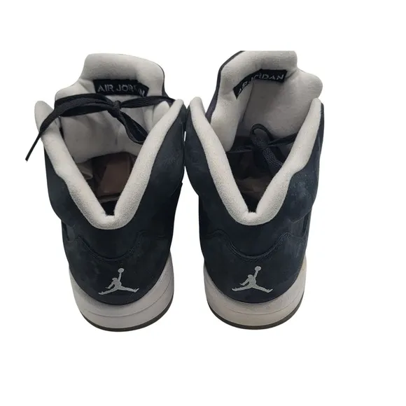 Jordan 5 Retro Anthracite Sneakers Suede Leather High Top Shoes
