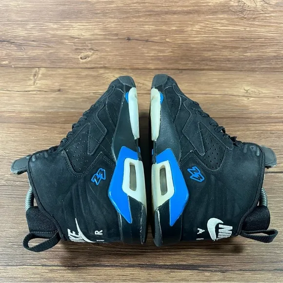 Jordan MVP ‘Black Royal’ Suede Sneakers Size 4Y Shoes