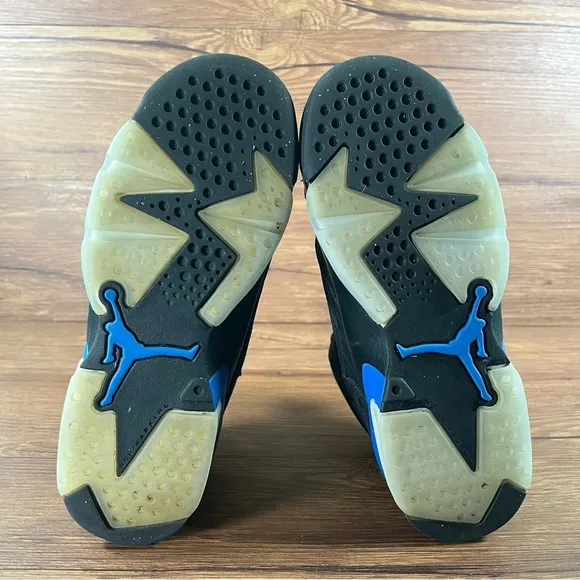 Jordan MVP ‘Black Royal’ Suede Sneakers Size 4Y Shoes