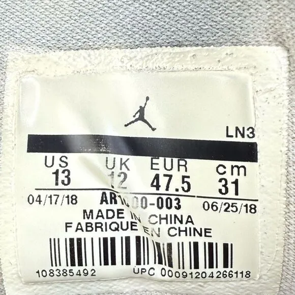 Jordan Courtside 23 Grey Fog athletic sneaker shoes men’s size 13