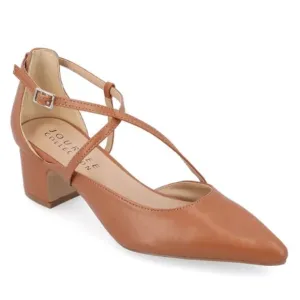 Journee Collection Galvinn Pump in Cognac New in box 8.5