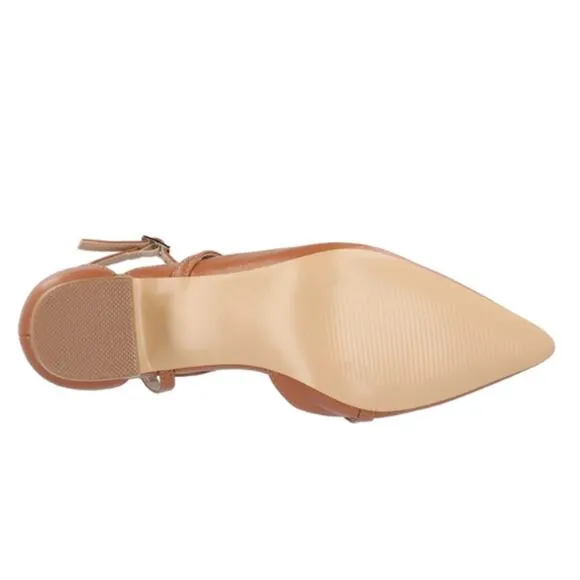 Journee Collection Galvinn Pump in Cognac New in box 8.5