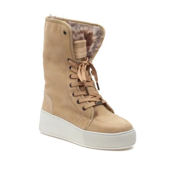 J/SLIDES MOSEY Light Sand Suede size 8