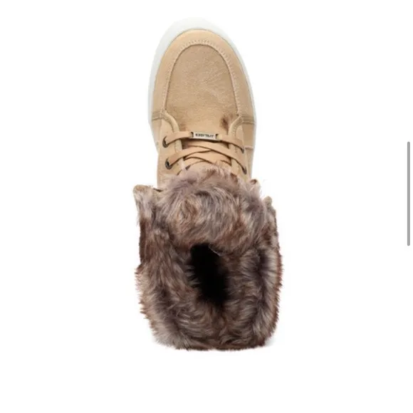 J/SLIDES MOSEY Light Sand Suede size 8