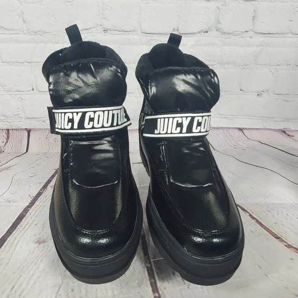 Juicy Couture Women's Size 6 Black Veronica Winter Platform Boots
