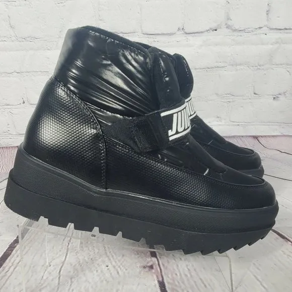 Juicy Couture Women's Size 6 Black Veronica Winter Platform Boots