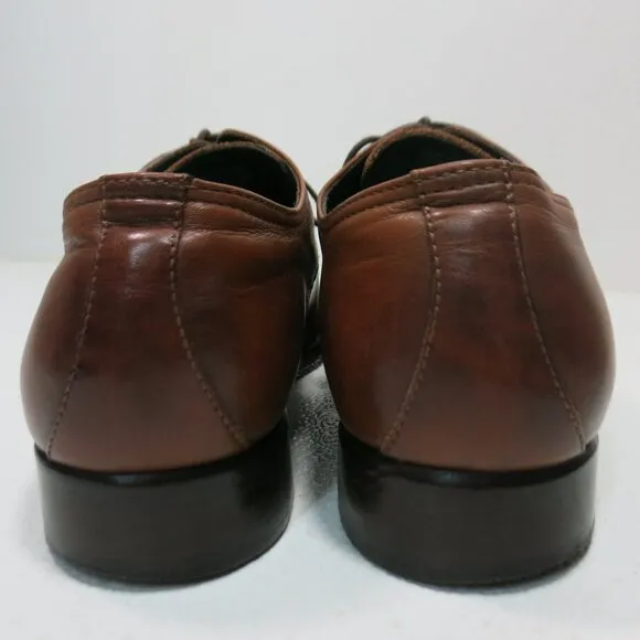 JWN Oil Tanned Leather Cap Toe Oxfords Dress Shoes Mens Formal Footwear Sz 10.5